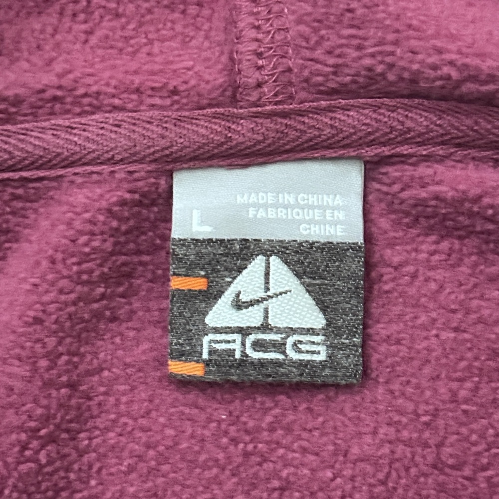 Nike ACG Maroon Pullover Hoodie - Picture 4 of 5